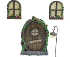 Elf door kit garden fairies and elf doors miniature fairy tree decorations