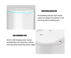 2L USB Air Humidifier Ultrasonic Cool Mist Steam Purifier Aroma Beauty