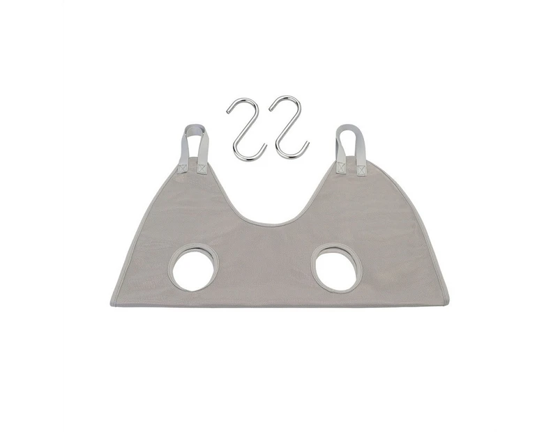 Small & Medium Pet Grooming Polyester Hanging Hammock, Size： L(Grey)
