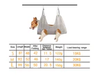 Small & Medium Pet Grooming Polyester Hanging Hammock With Trimming Tool, Size:L(Orange)