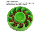 2 PCS Dog Slow Food Bowl Pet Tattoo Deflection Bowl, Specification: Colorful Package(Blue)