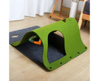 DIY Combination Felt Cat Tunnel Cat Litter, Specification: 44x60cm(Green)