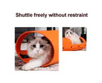 DIY Combination Felt Cat Tunnel Cat Litter, Specification: 44x60cm(Brown)