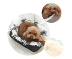 Kennel Dog Mat Dual-Use Winter Warm Cat Litter, Size:50x60cm(Dark Gray)
