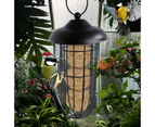 2 PCS Garden Outdoor Hanging Metal Bird Automatic Feeder(B24215)