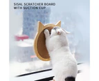 Handmade Sisal Solid Wood Durable Cat Grinding Claw Board Toy, Size: 34x31.5cm(Wood Color)