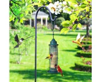 BF002 Garden Outdoor Hanging Metal Automatic Bird Feeder(Green)