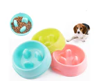 5 PCS Pet Bowl Cat Bowl Feeder Anti-Choking Slow Food Bowl Thickened Dog Bowl, Specification: S  16 x 18 x 5cm(Random Color)