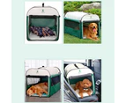 Hoopet Pet Tent Composite Cloth Four Seasons General Indoor & Outdoor Pet Nest, Specification:XS( Green)
