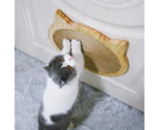 Handmade Sisal Solid Wood Durable Cat Grinding Claw Board Toy, Size: 42x39cm(Wood Color)