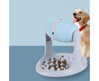 Pet Roller Type Food Leakage Device Dog Food Leakage Prevention & Anti-Choking Training Dog Feeder(Blue)