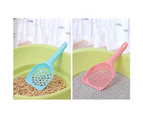 Plastic Cat Litter Scoop Pet Care Sand Waste Scooper Shovel Hollow Cleaning Tool-Small Hole#