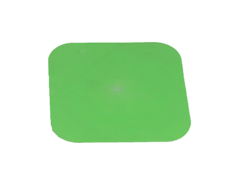Flat Disc Marker Non-skid Obstacle Logo Bright Color Anti-Slip Agility Spots Marker for Soccer  Green
