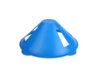 Training Sign Hollow Design High Toughness Anti-cracking Pressure Resistant Cones Marker Discs Soccer Equipment  Blue