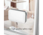 Adjustable Magnetic Glass Wiper Double-Sided Magnetic Window Wiper High-Level Insulating Glass Cleaner, Specification: Rectangle 8-15mm