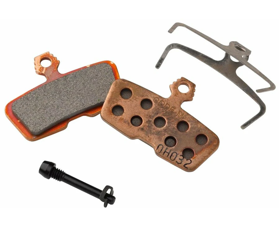 Sram Large Code Brake Pads - Metal Sintered with Steel Backing Plate