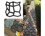 Garden Paving Cement Brick Concrete Molds Diy Plastic Path Maker Stone Road Mould Reusable Decoration Tools