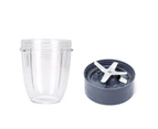 Nutribullet Short Cup and Extractor Blade Combo - For All Nutri 600 900 Models Parts Replacement