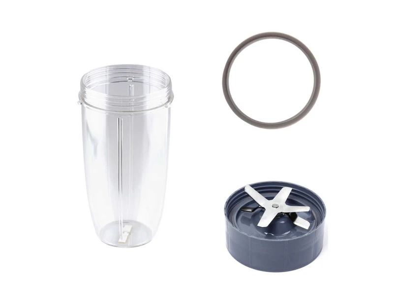 For Nutribullet Extractor Blade + Tall Cup + Grey Seal - 900 and 600 Models