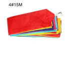 10/15/30m Rainbow Color Blocking Long Kite Tail Line Outdoor Sports Accessory 3#