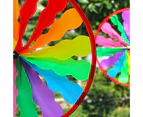 1 Set Windmill Toy Eco-friendly Funny Plastic Pins Wind Spinner Toy Kit for Children Multicolor