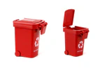3Pcs Trash Can Toy Bright-colored Portable ABS kids Garbage Truck's Trash Cans Toy Shooting Props