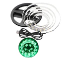 Strip Light LED Safe Flexible Adjustable Long Standby Time Improve Ambience High Brightness LED RGB Atmosphere Strip Light for Home Use - Green