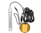LED Light High Brightness Plug-and-Play Extra-Long Cable 360-Degree Glowing Wide Application Decorative Durable 13/16W LED Night Fishing Light for Home - A Warm White