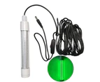LED Light High Brightness Plug-and-Play Extra-Long Cable 360-Degree Glowing Wide Application Decorative Durable 13/16W LED Night Fishing Light for Home - B Green