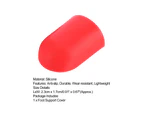 Scooter Foot Support Cover Anti Skid Silicone Good Toughness Strong Ductility Scooter Foot Support Case for Xiaomi M365 - Red