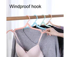 Random Color Clothing Hook Foldable Anti-cracking Multifunctional Non-slip Portable Travel Cloth Hanger for Outdoor