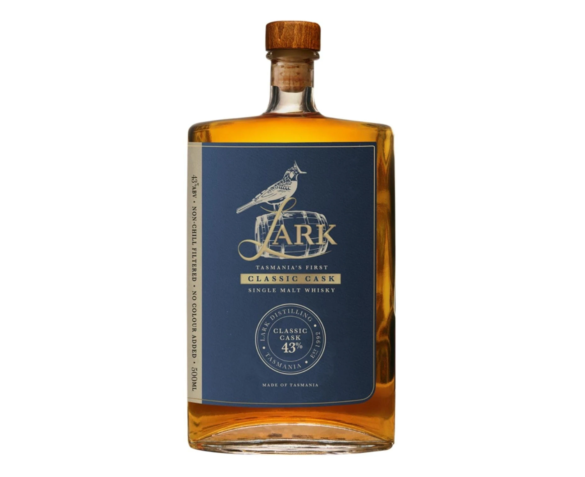 Lark Distillery Classical Cask Whisky 43% 500ml