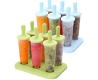 Set 12pcs Reusable Popsicle Molds Ice Cream DIY Pop Molds Maker