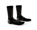Coolmax Compression 3 Pairs Ankle Toe Socks - Black