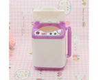 Doll Washing Machine Cute Colorfast Silicone Mini Washing Machine Toy Doll House Accessories Random Color