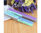 12 Packs 7 Way Nail File and Buffer Block Professional Nail Buffering Files 7 Steps Washable Emery Boards for Nails