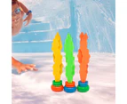 3Pcs Diving Toy Funny Interactive Educational Sea Weed Throwing Diving Toy for Swimming