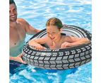 Swimming Ring Tyre Shaped Strong Buoyancy Soft Summer Pool Floating Water Play Toy Birthday Gift