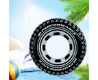 Swimming Ring Tyre Shaped Strong Buoyancy Soft Summer Pool Floating Water Play Toy Birthday Gift