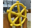 Mini Wheel Multi-color Comfortable Strong Sturdy Durable Safe Compact Backyard Amusement Park Steering Wheel Daily Use Yellow