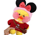 Duck Doll Comfortable Cute Face Non-Deformed Wearing Hyaluronic Acid Little Yellow Duck Doll for Kids D