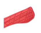 1 Pair Bike Grip Cover Reduce Shock Anti-Slip Ergonomics Handle Bicycle Soft Rubber MTB Road Shockproof Handlebar for Outdoor Red
