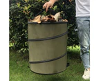 Pop-Up Outdoor Trash Can Lawn Garden Portable Leaves Garbage Bag, Size: M