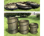 Pop-Up Outdoor Trash Can Lawn Garden Portable Leaves Garbage Bag, Size: M