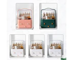 5999 Cosmetic Storage Box Dust-Proof Large-Capacity Household Desktop Organizer Skin Care Product Rack, Colour: Extra Large Green