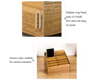 D-86 Office Conference Classroom Mobile Phone Storage Box, Style: 36 Grids (Oak)
