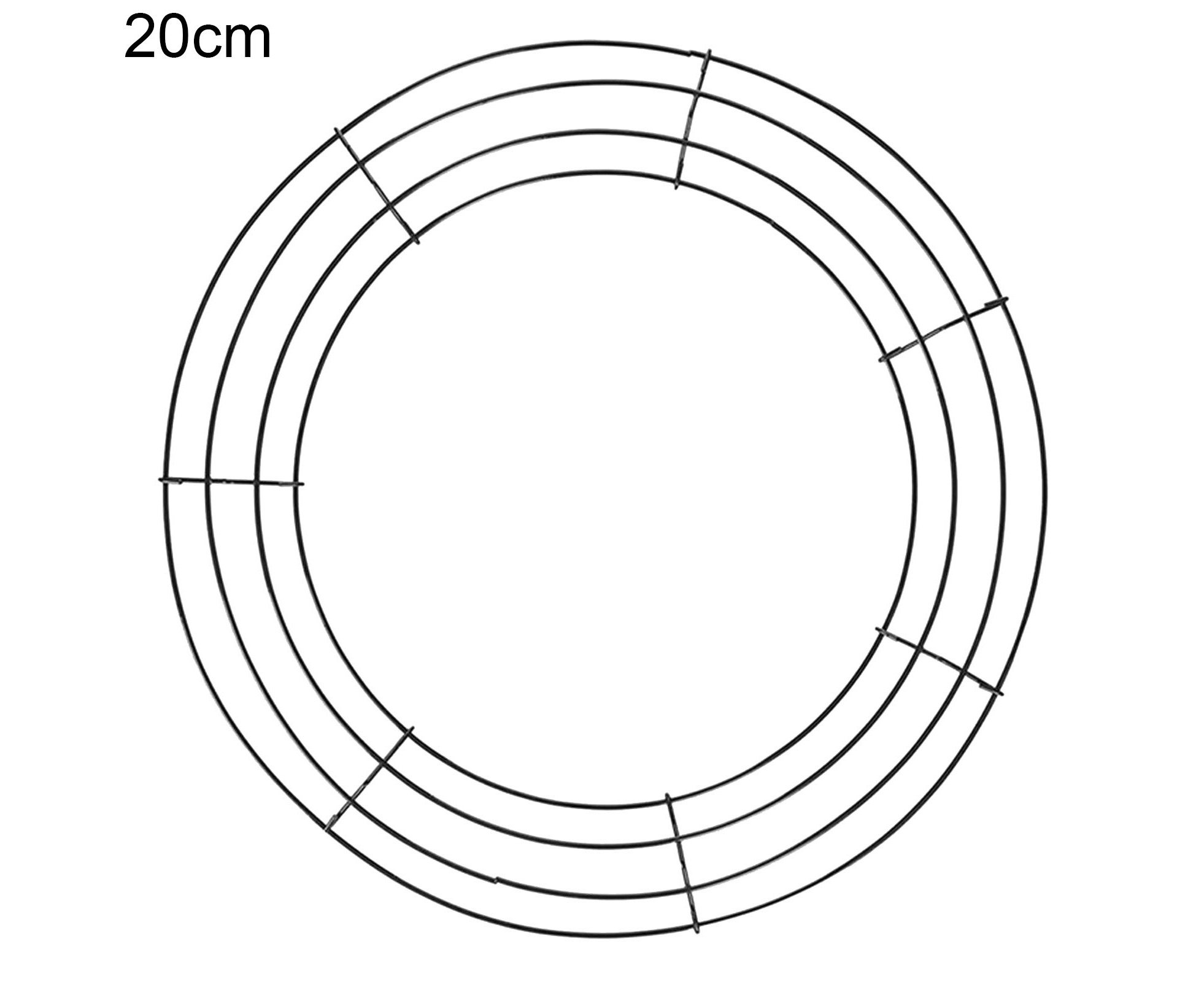 Round Metal Wire Wreath Frame