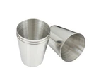 Outdoor Camping Hiking Polished Stainless Steel Whiskey Liquor Cup for Hip Flask