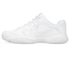 Nike Women's Court Lite 2 Tennis Shoes - White/Metallic Silver