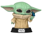 Funko Pop! Star Wars: The Mandalorian - Grogu with Butterfly Vinyl #468 (RS)